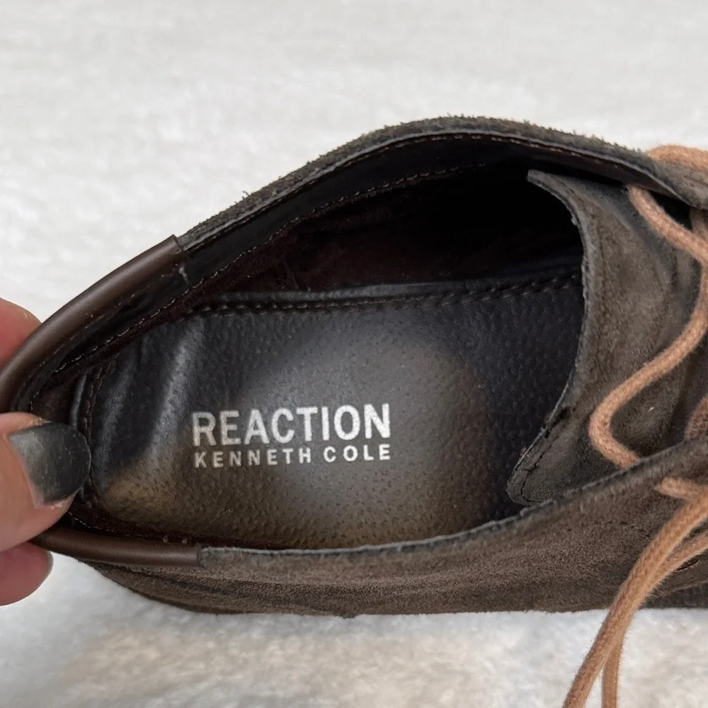 Reaction Kenneth‎ Cole Men's Brown Suede and Chukka Boots Size 12